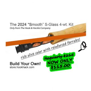 H&H S-Glass 7'6 4wt 4-pc Kit - Orange