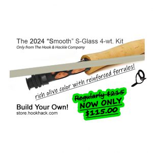 H&H S-Glass 7'6 4wt 4-pc Kit - White