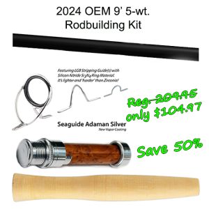 H&H Rod Builders’ 9' 5wt. 4-pc OEM Kits