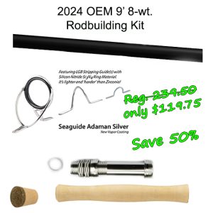 H&H Rod Builders’ 9' 8wt. 4-pc OEM Kits